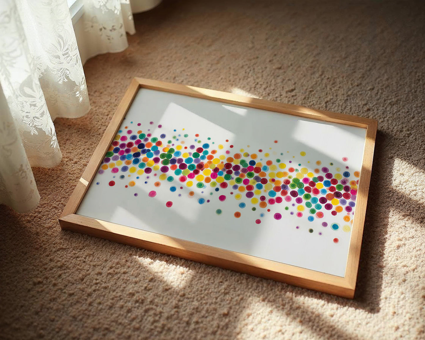 Confetti Dances In Morning Light