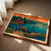 Travelers Follow Ancient Harbor Roads