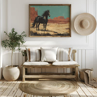 Midnight Stallion Claims Desert Throne