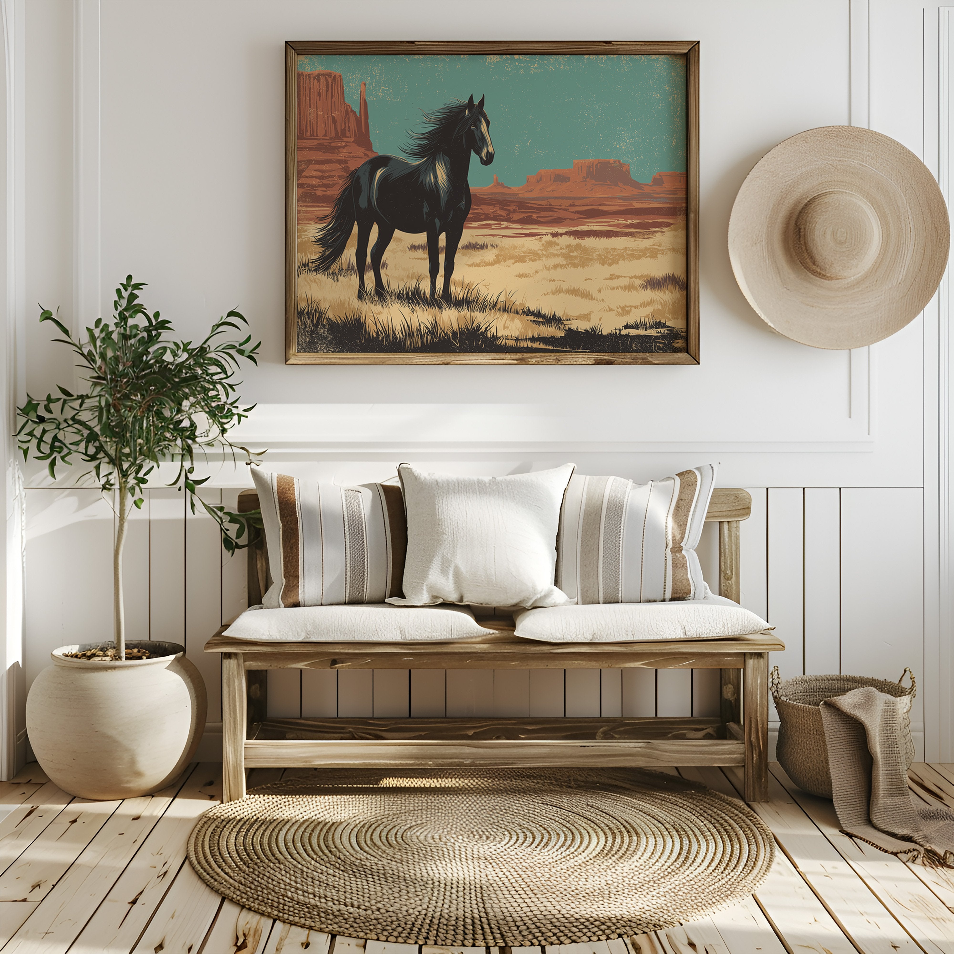 Midnight Stallion Claims Desert Throne