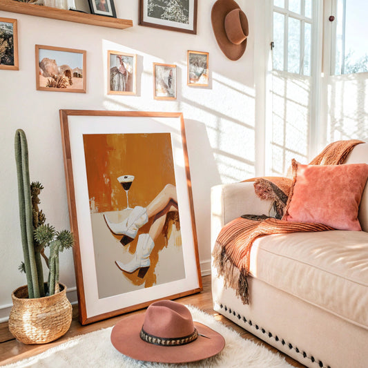 Evening Pause In Amber Light