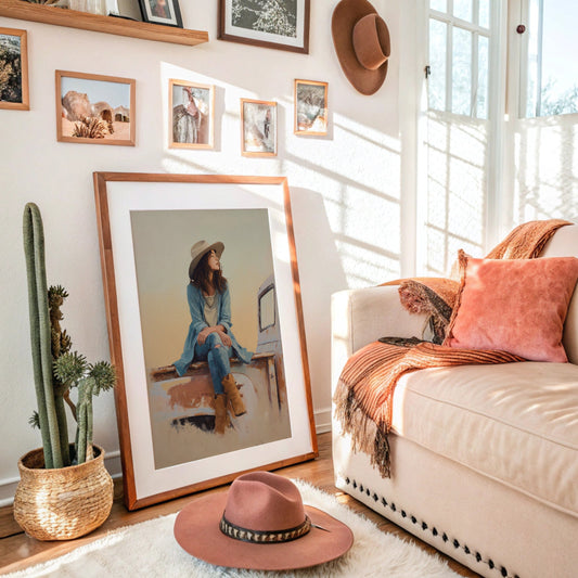 Denim Skies Meet Desert Dawn