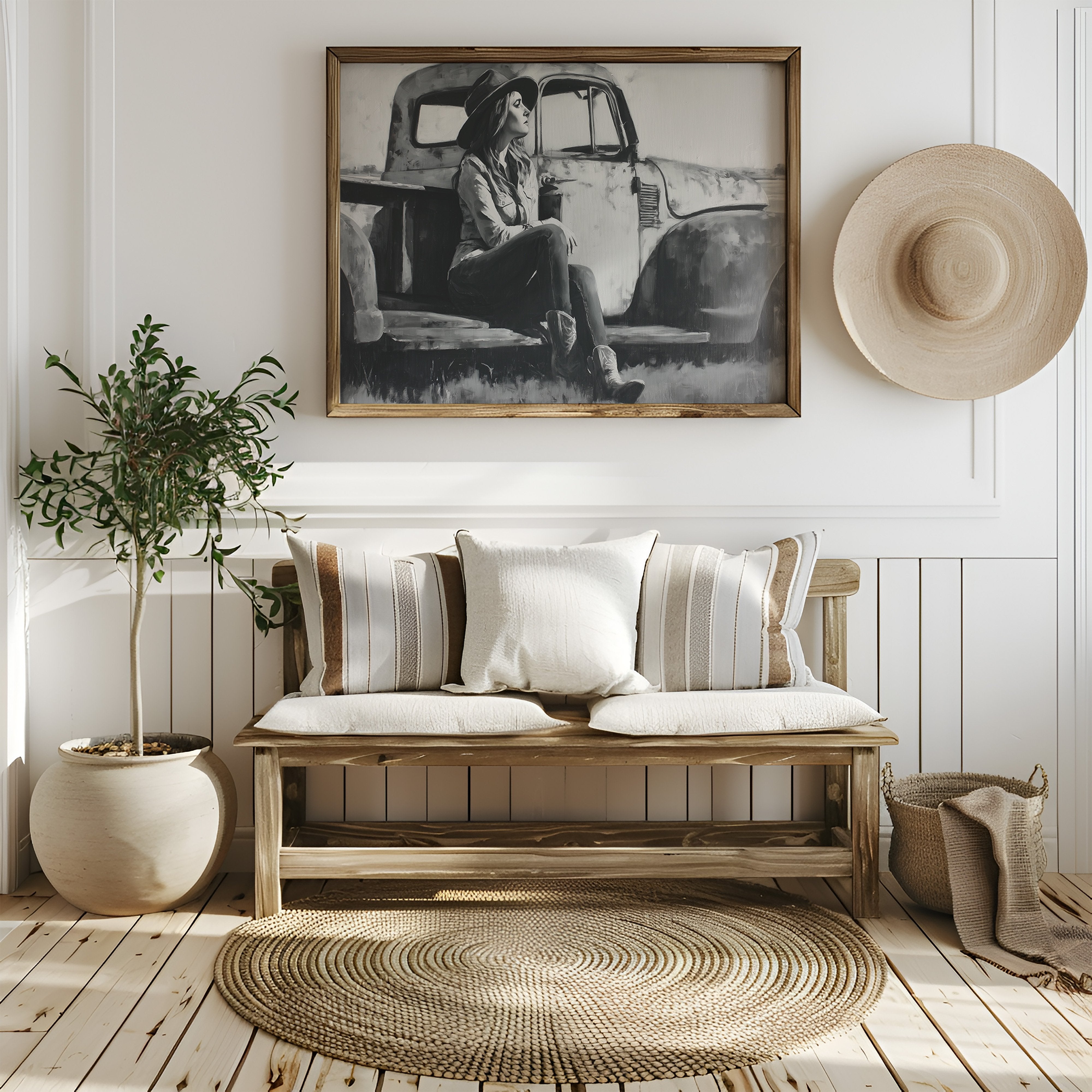 Vintage Soul On Pickup Tailgate