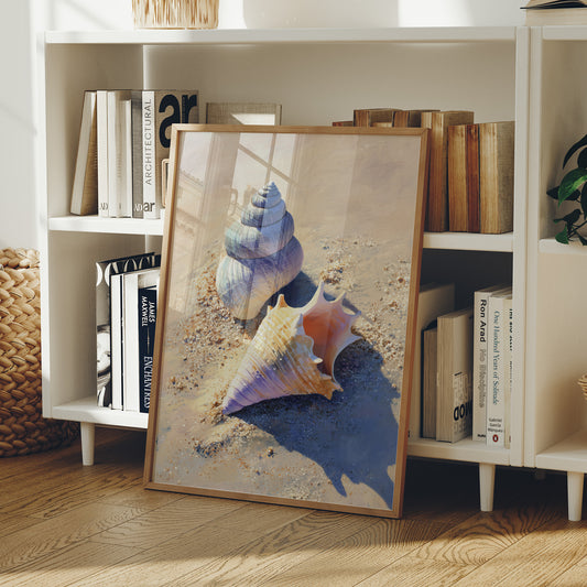 Coastal Treasures On Sunlit Sand