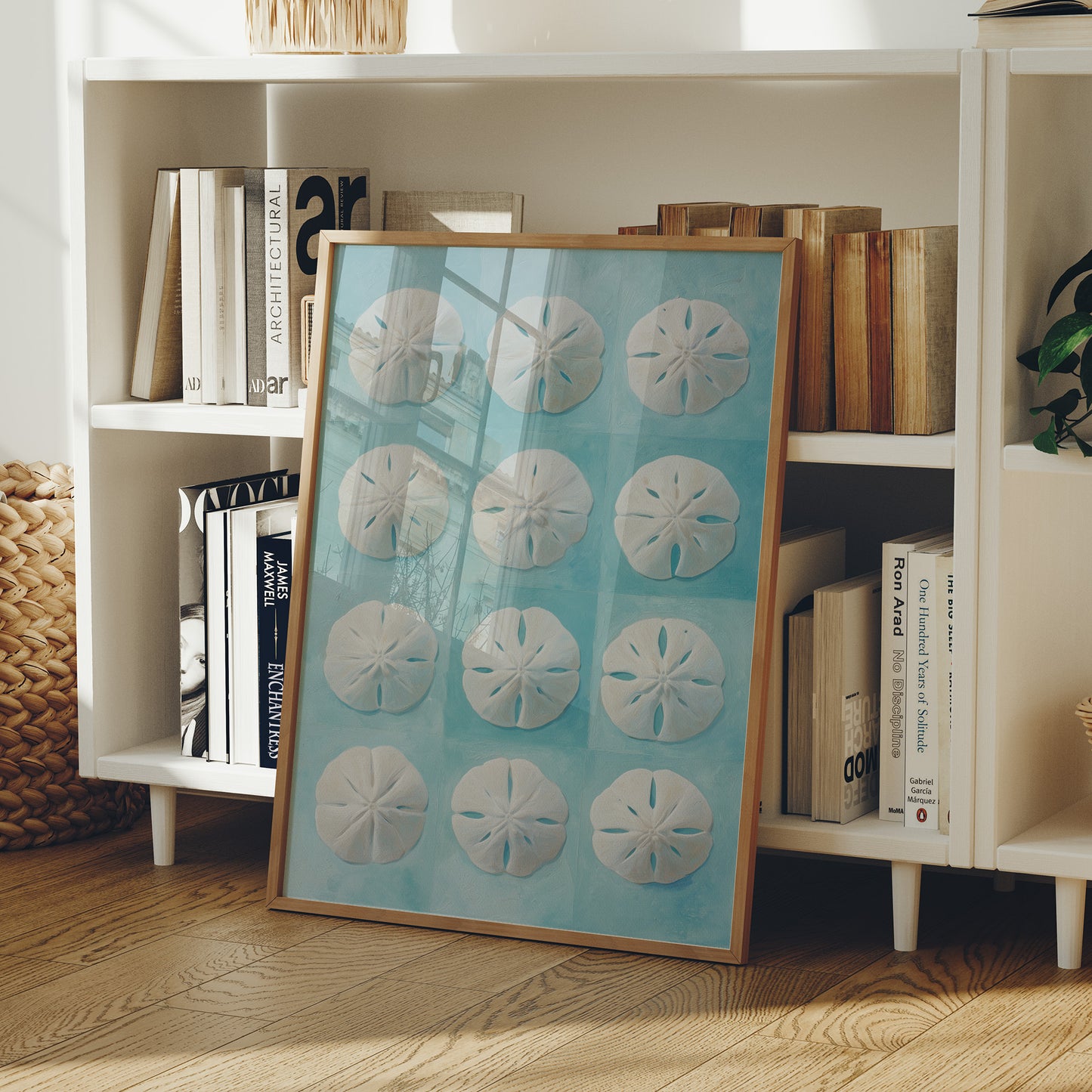 Sand Dollars Dance On Teal