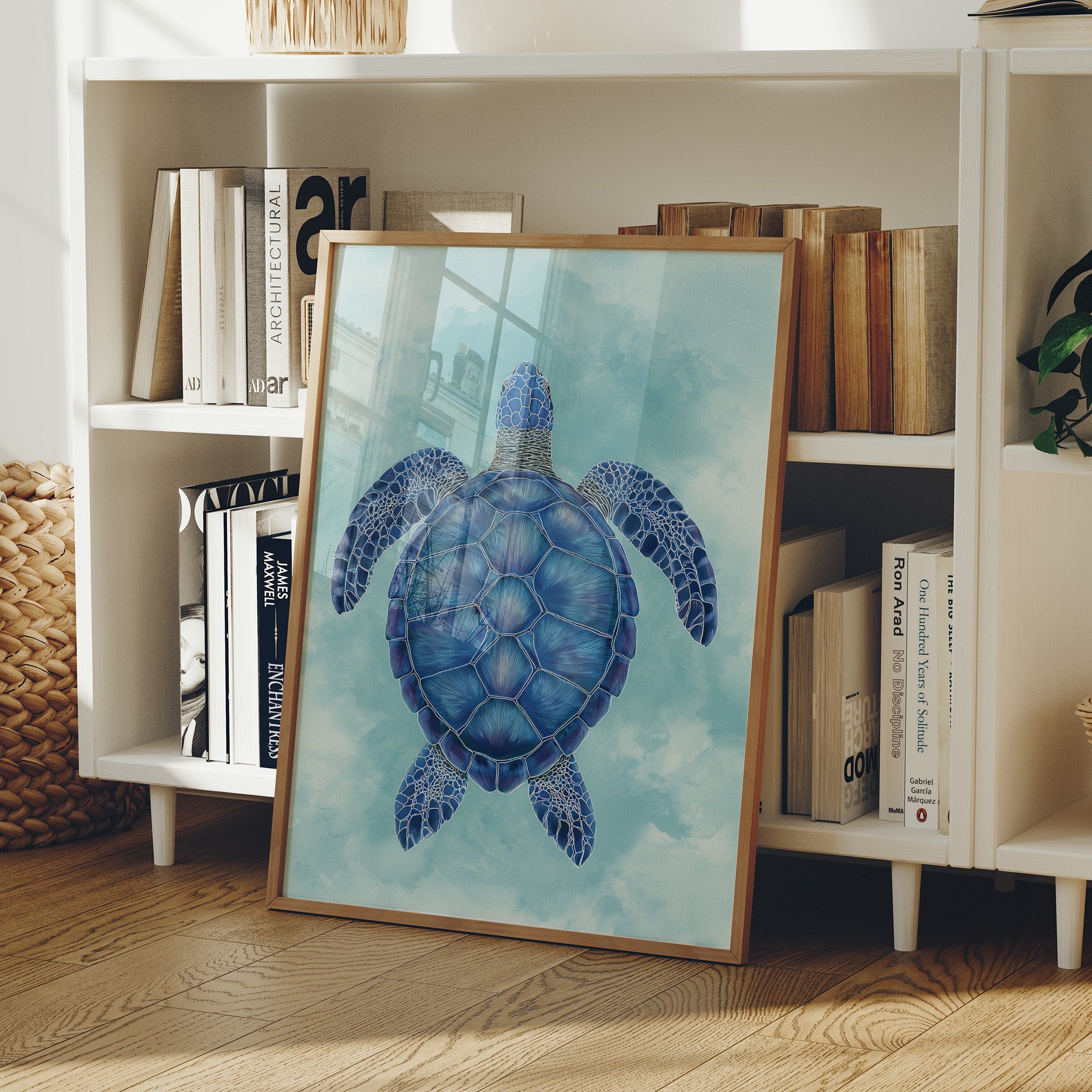 Azure Voyager In Gentle Tides