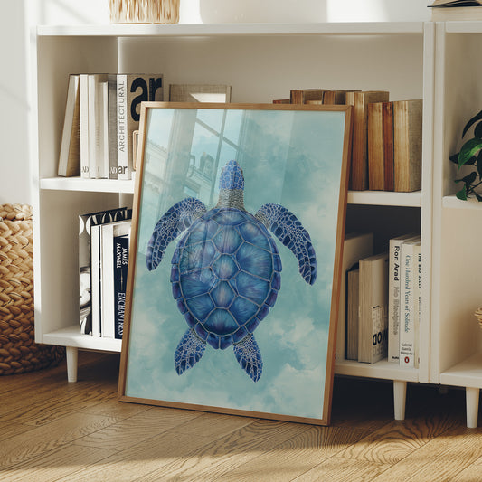 Azure Voyager In Gentle Tides