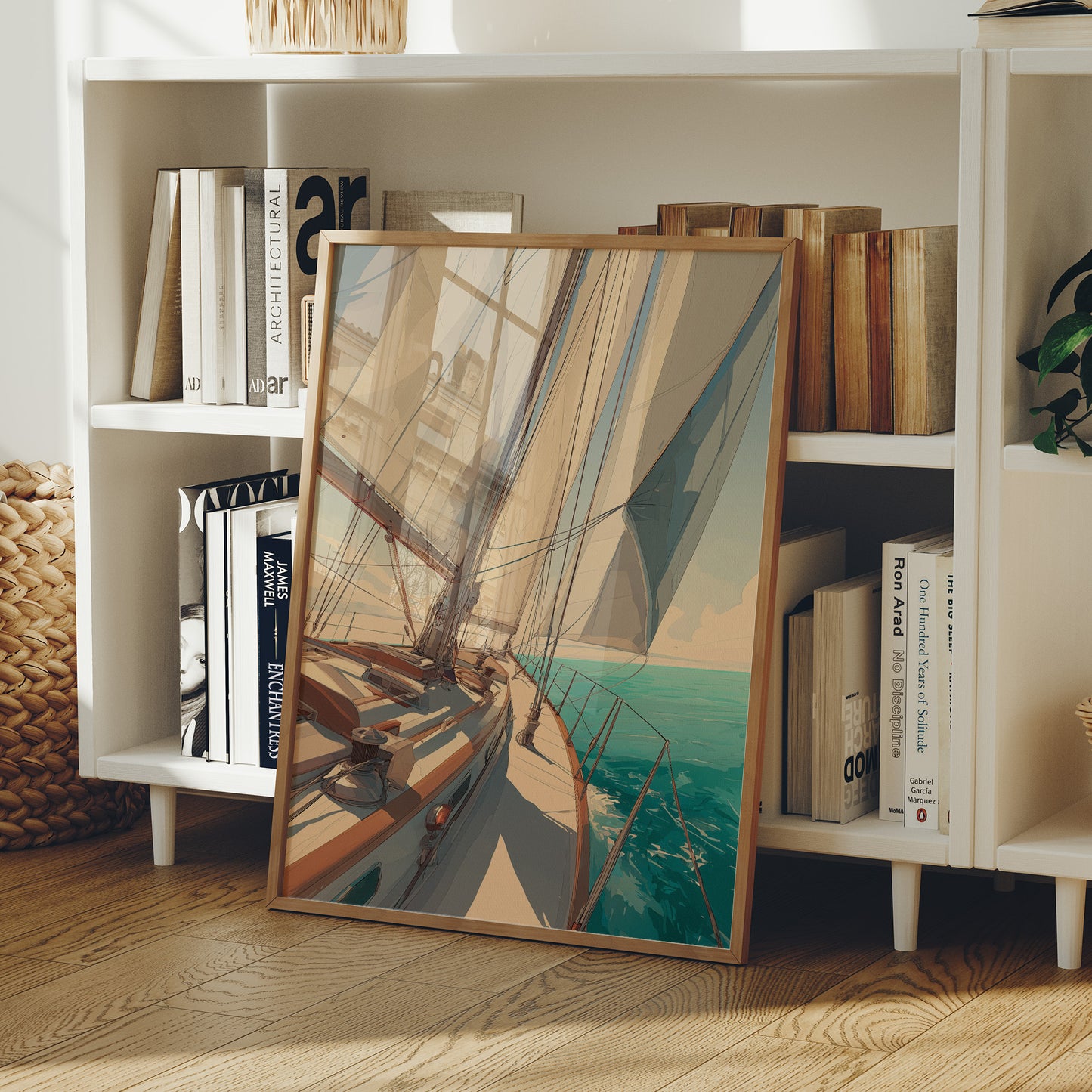 Sailboat Dreams In Afternoon Sun