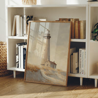 Coastal Beacon Awaits Evening Tide