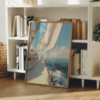 Sails Catch Morning's Azure Promise