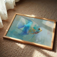 Azure Dancer In Tranquil Waters