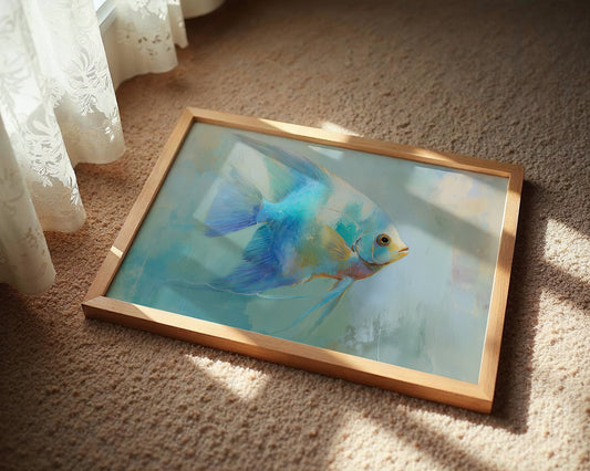 Azure Dancer In Tranquil Waters