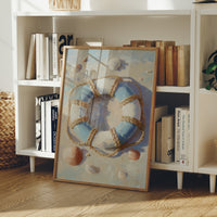 Coastal Memories In Wooden Frame