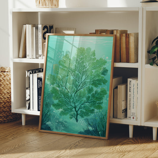 Sea Fern Dances In Aqua