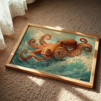 Copper Dancer Rides Turquoise Waves