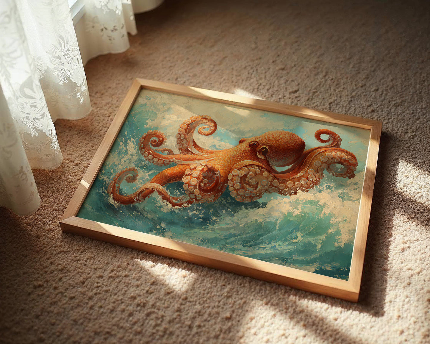 Copper Dancer Rides Turquoise Waves