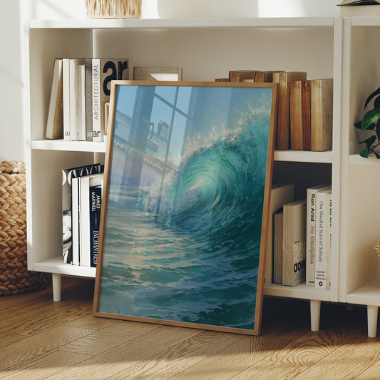 Coastal Memories Rest Against Leather