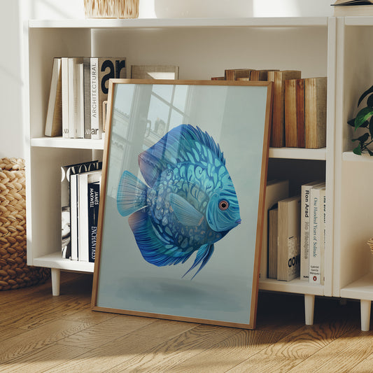 Azure Depths Meet Modern Calm