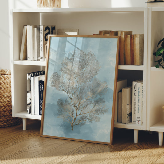 Coral Branches On Azure Tides