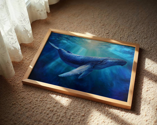 Ocean Giant In Azure Depths