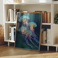 Ocean Ballet In Teal Depths