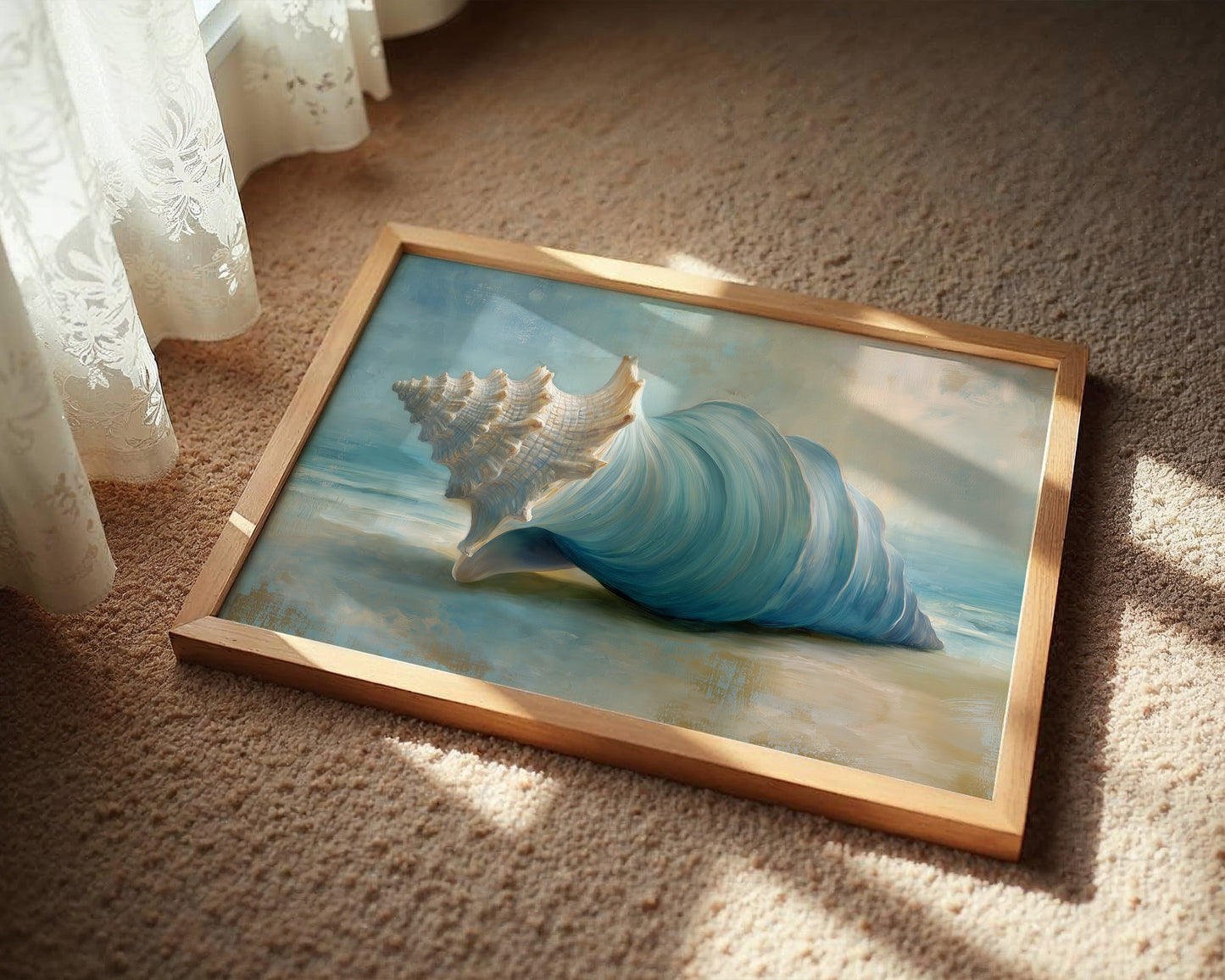 Ocean's Song In Azure Spiral