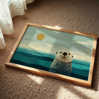 Sea Otter's Morning Curiosity