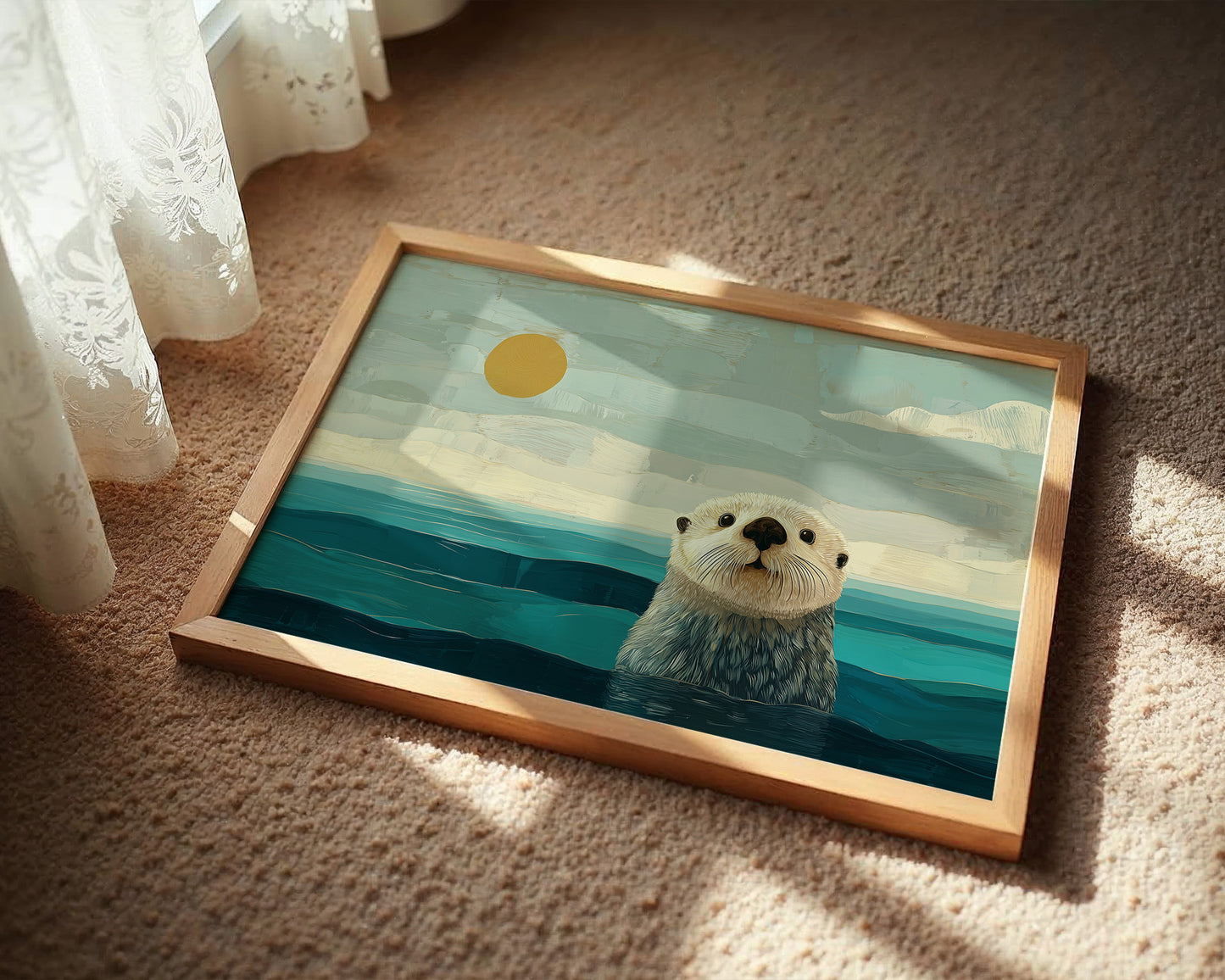 Sea Otter's Morning Curiosity