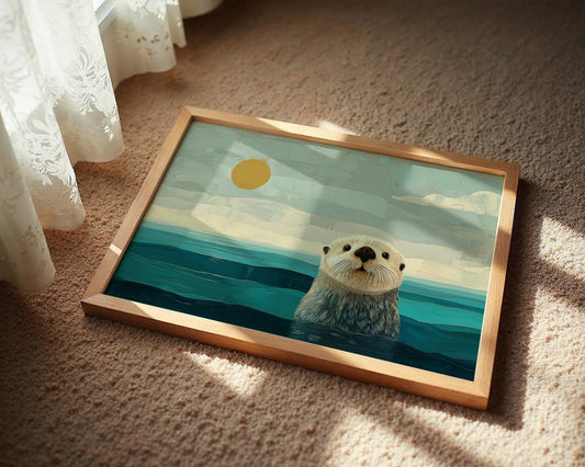 Sea Otter's Morning Curiosity