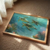 Ancient Voyagers Through Turquoise Depths