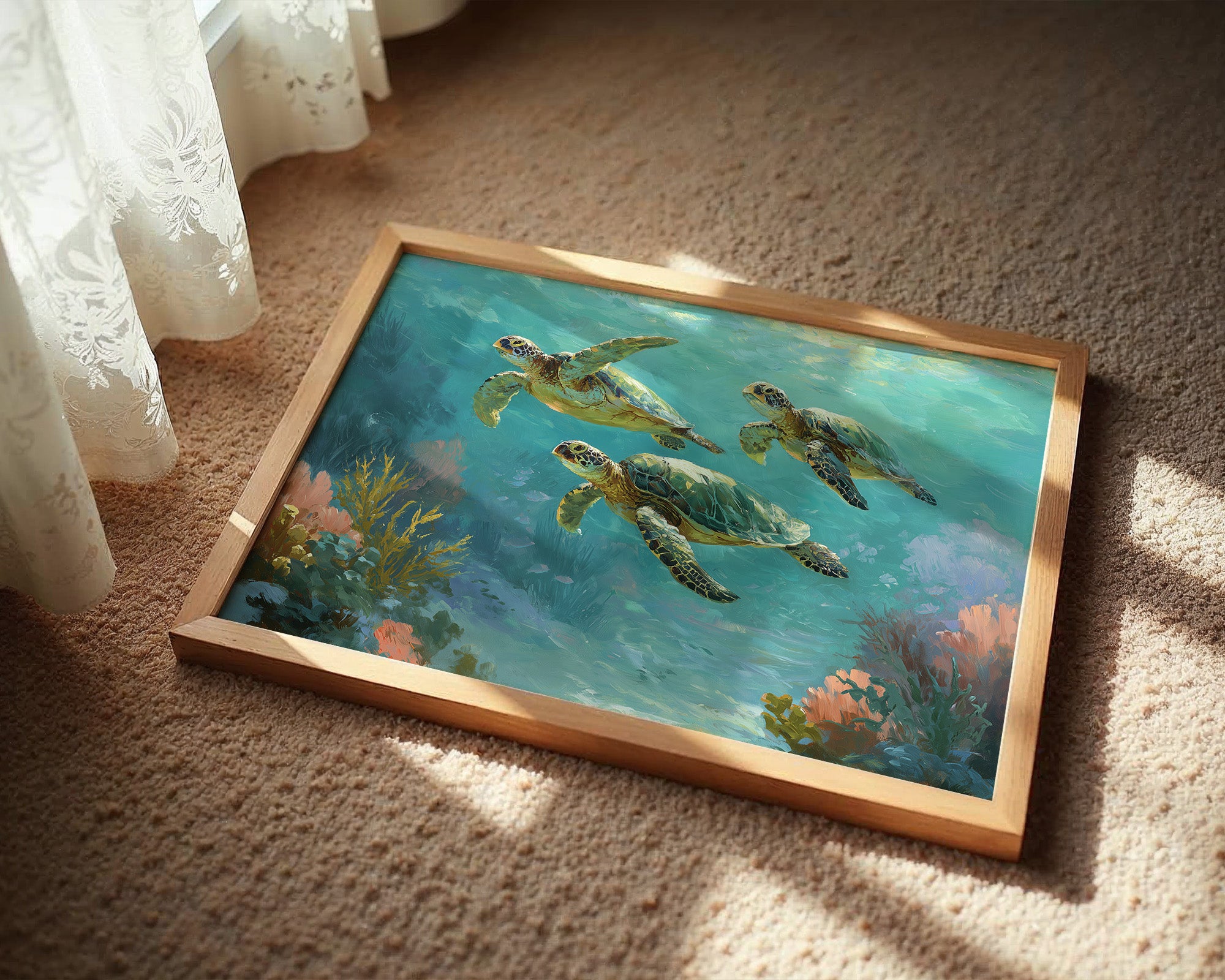 Ancient Voyagers Through Turquoise Depths