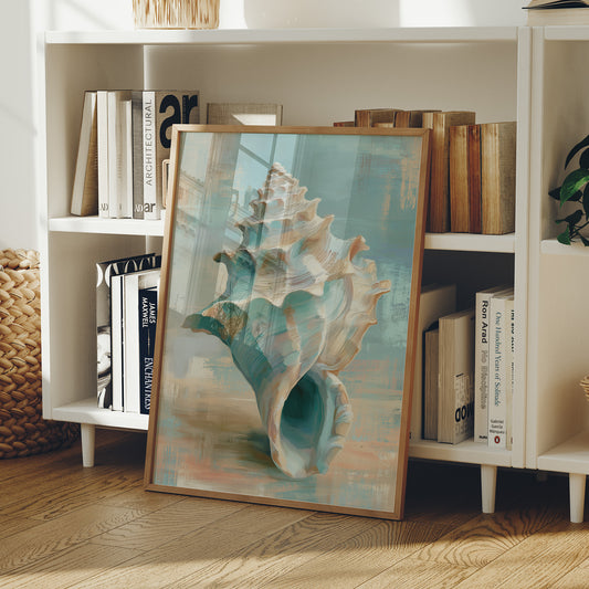 Ocean Memories In Wooden Frame