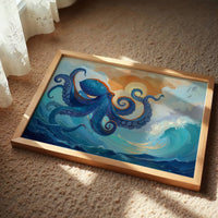 Ocean Dancer In Sunset Waves