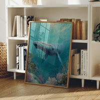 Gentle Giant Drifts Through Aqua
