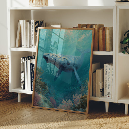 Gentle Giant Drifts Through Aqua