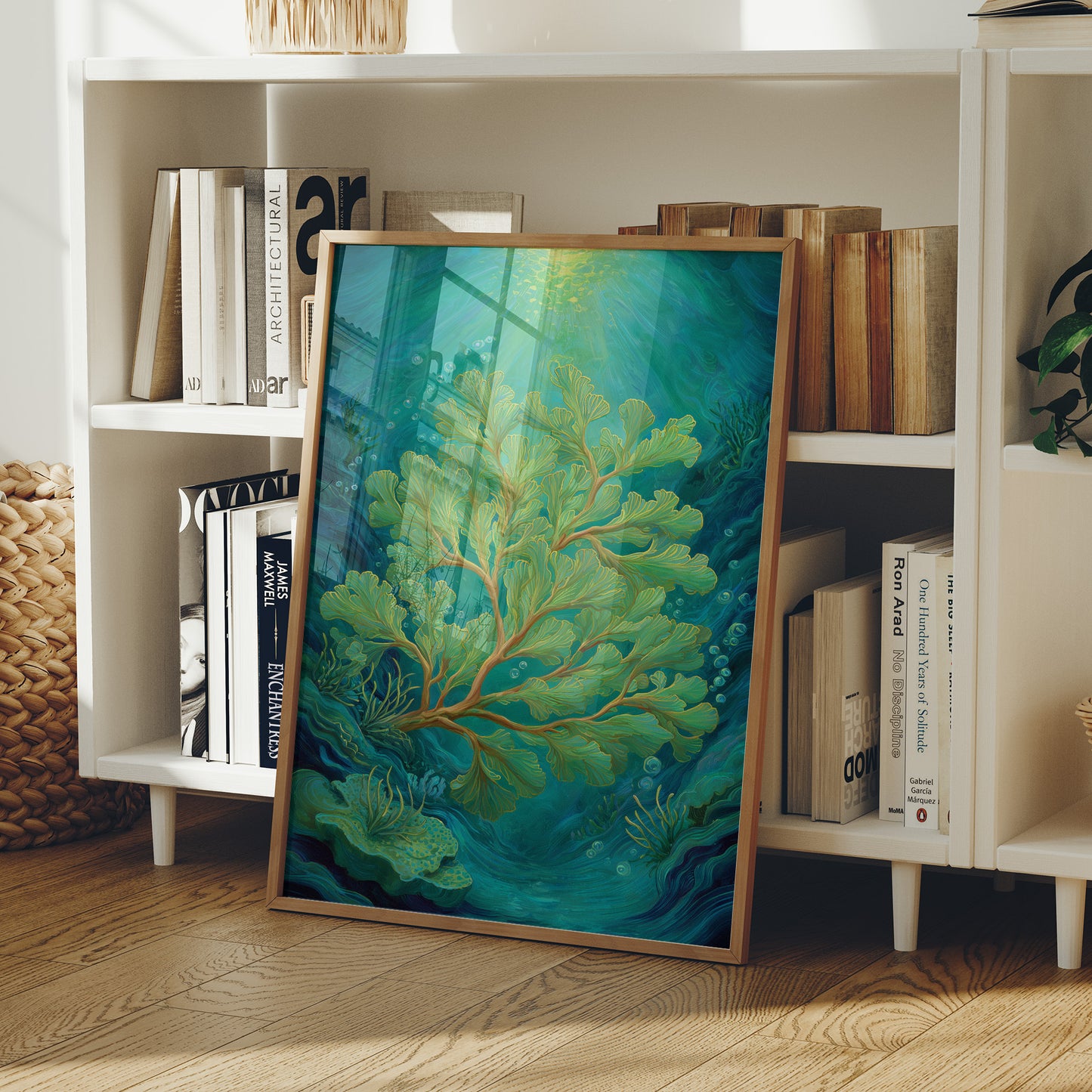 Seafoam Dances In Sunlit Depths