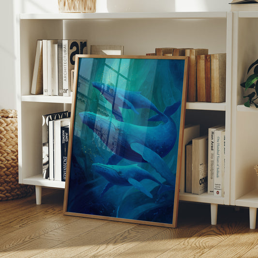 Gentle Giants Dance Through Cyan