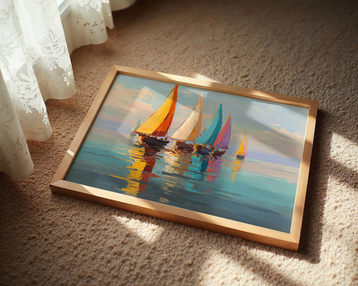 Sails Dance On Tranquil Waters