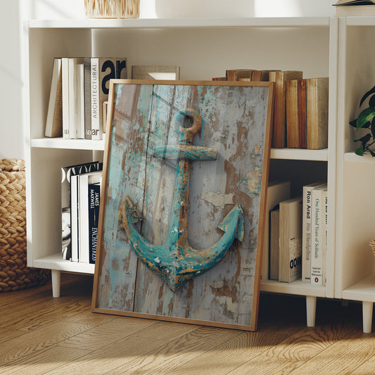 Weathered Anchor Tells Coastal Tales
