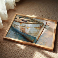 Weathered Hull Awaits The Tide