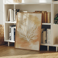 Ivory Branches On Golden Canvas
