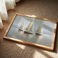 Sails Drift On Quiet Waters