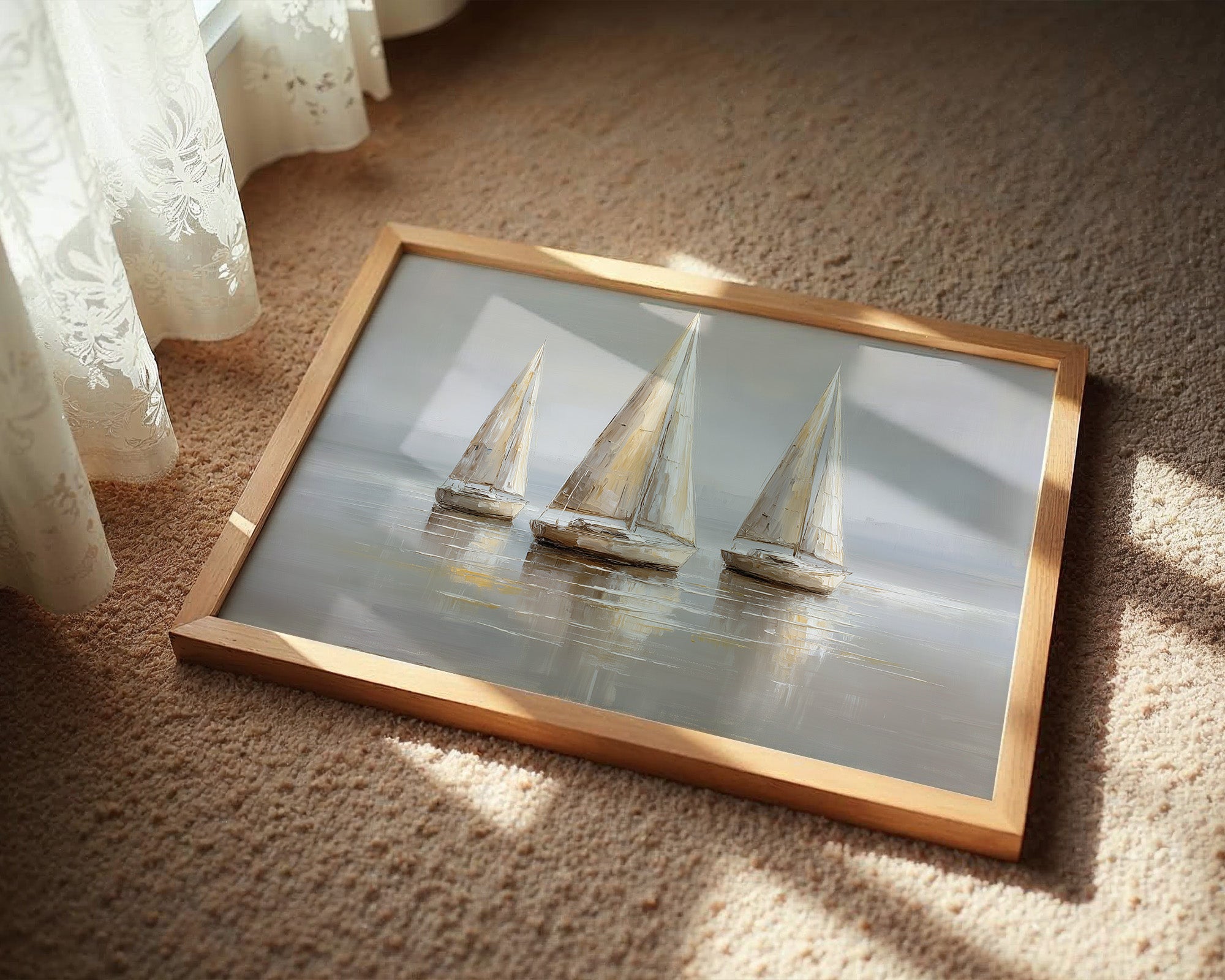 Sails Drift On Quiet Waters