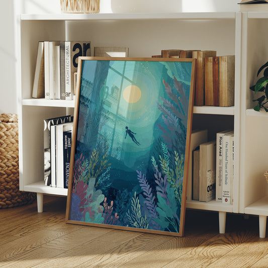 Moonlit Depths Beckon Silently