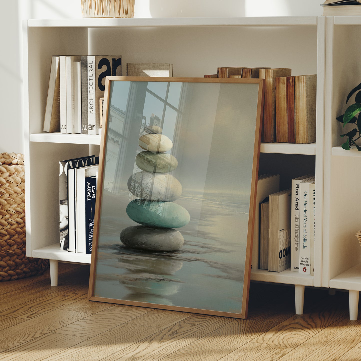 Stones Balance In Quiet Waters