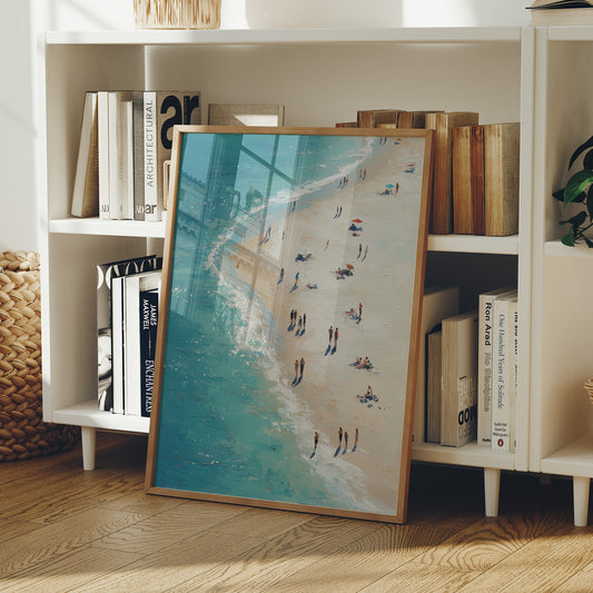 Tiny Figures Dance With Tides