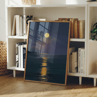 Golden Path Across Midnight Waters