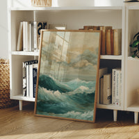 Sea Memory In Wooden Frame