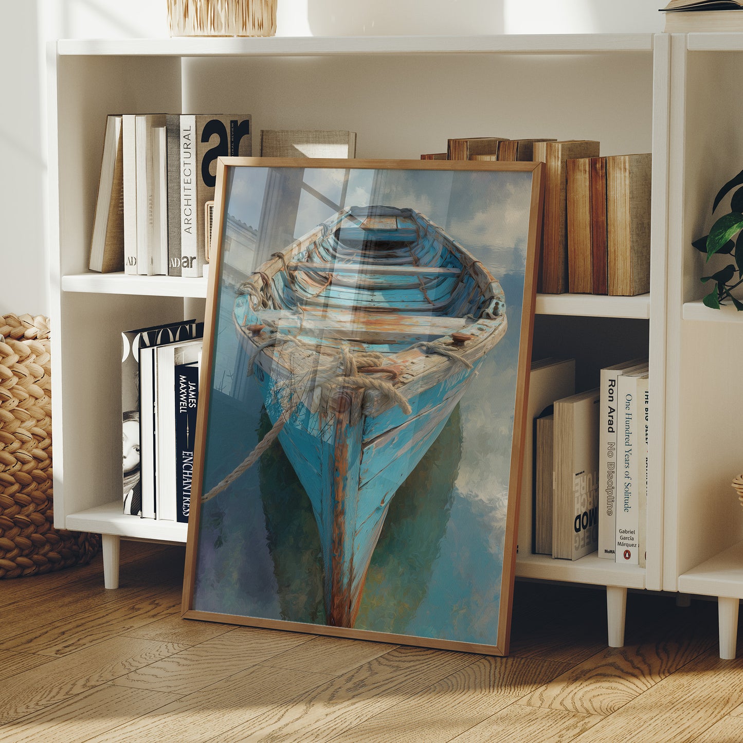 Azure Vessel Awaits The Tide