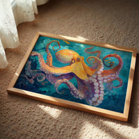 Copper Tentacles Dance Through Turquoise